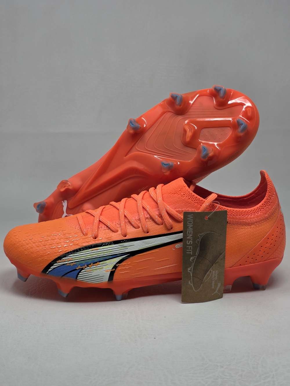 PUMA Ultra Ultimate FG AG Womens Sz 8.5 Soccer Cleats Supercharge Pack 107215-01